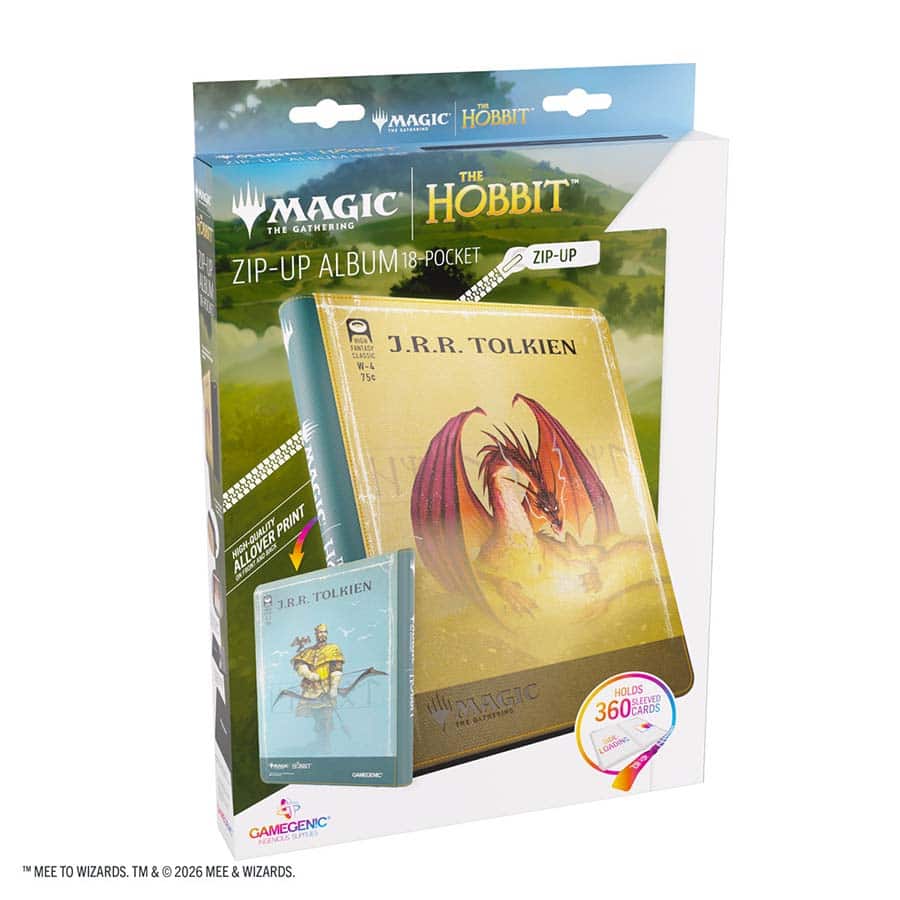 Gamegenic - Magic The Gathering: The Hobbit - Zip-Up Album 18-Pocket: Gleaming Splendor and The King of Dale