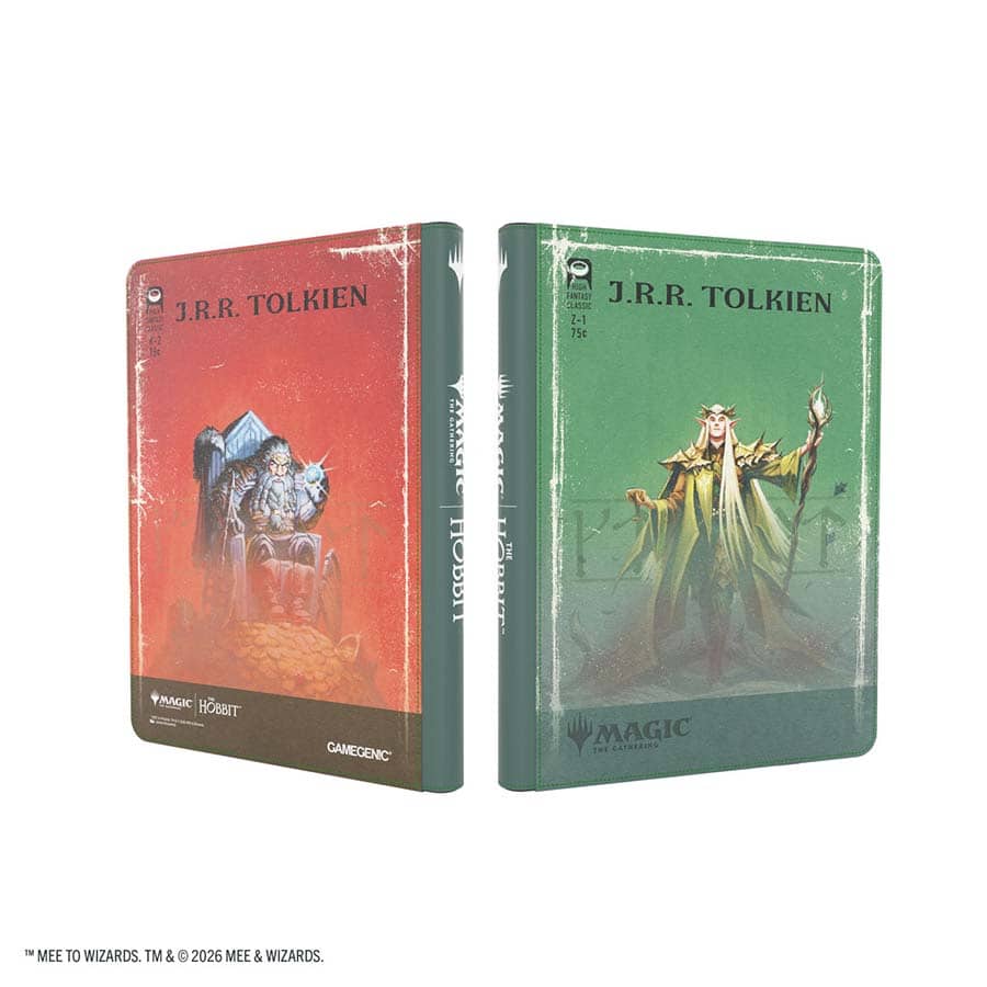 Gamegenic - Magic The Gathering: The Hobbit - Zip-Up Album 18-Pocket: Thranduil the Elvenking and The Mountain-King