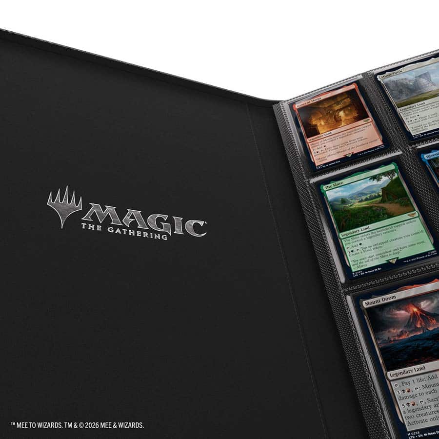 Gamegenic - Magic The Gathering: The Hobbit - Zip-Up Album 18-Pocket: Thranduil the Elvenking and The Mountain-King