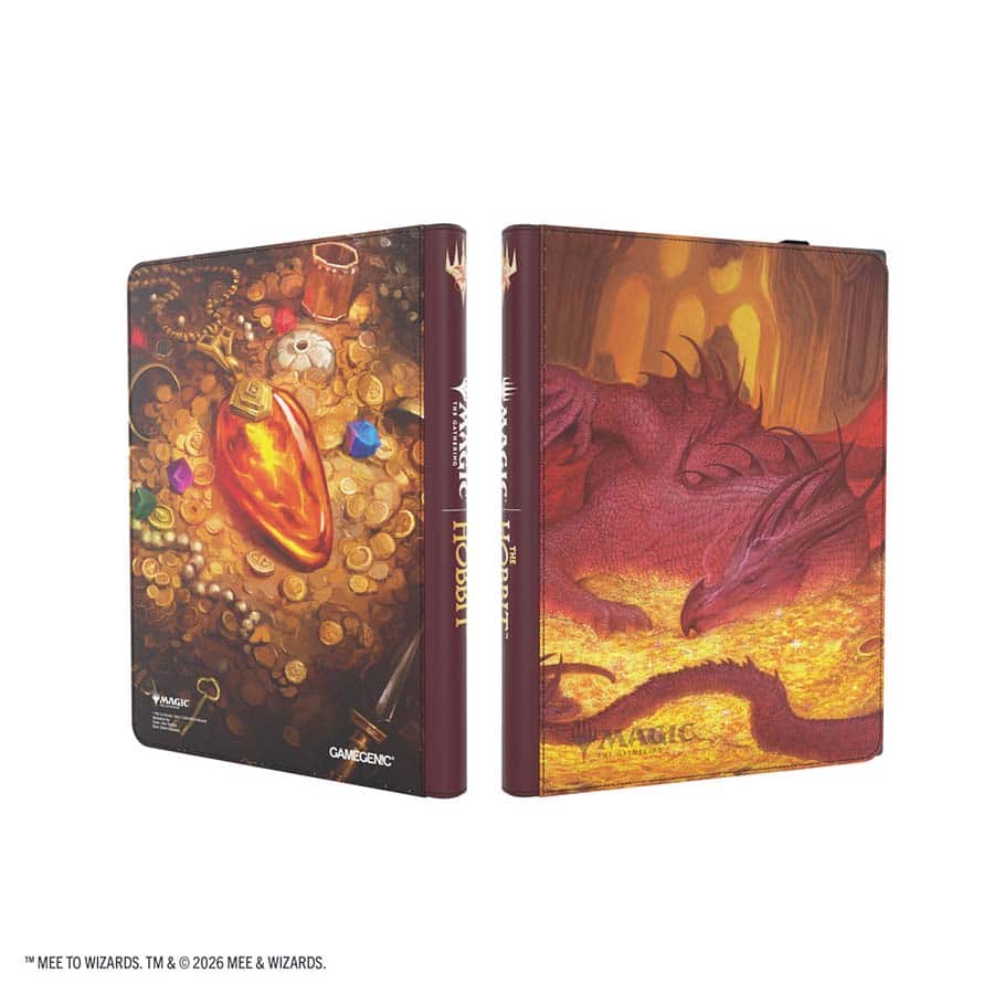 Gamegenic - Magic The Gathering: The Hobbit - Zip-Up Album 18-Pocket: Smaug's Mox Amber