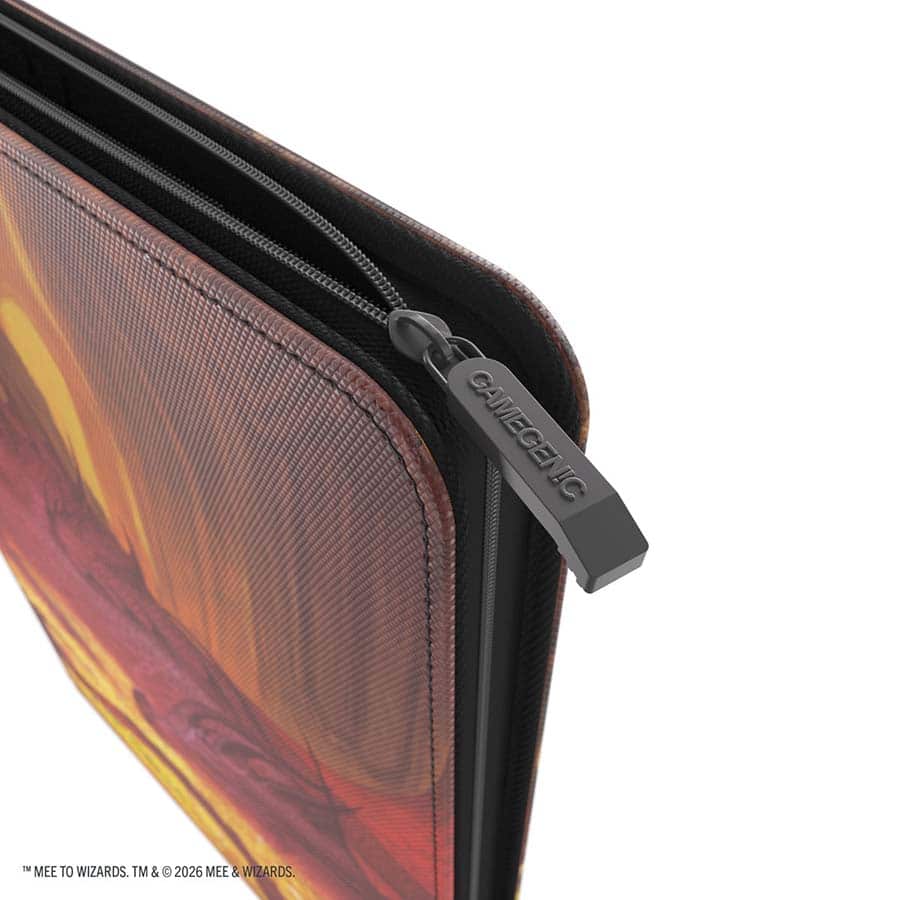 Gamegenic - Magic The Gathering: The Hobbit - Zip-Up Album 18-Pocket: Smaug's Mox Amber