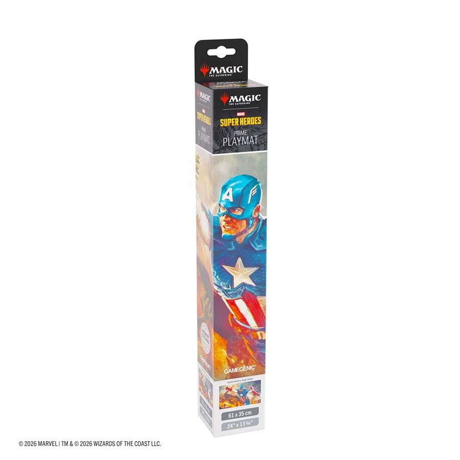 Playmat: MTG Prime - Marvel Super Heroes - Captain America, Super-Soldier