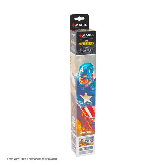 Playmat: MTG Prime - Marvel Super Heroes - Captain America, Super-Soldier