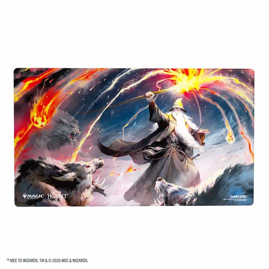 Gamegenic - Magic The Gathering: The Hobbit - Shiny Playmat - Gandalf, Shadow's Foe