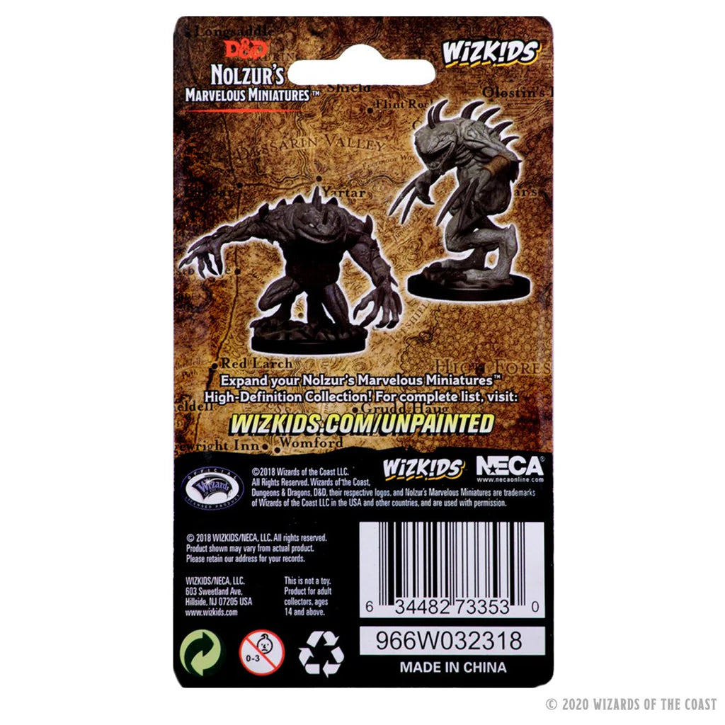 D&D Nolzur’s Marvelous Miniatures - Gray Slaad & Death Slaad - #73353
