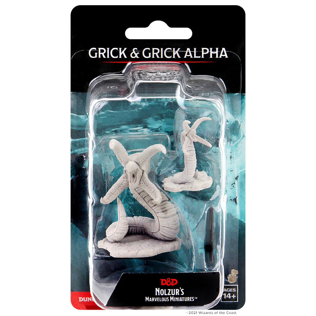 D&D Nolzur's Marvelous Miniatures: Grick & Grick Alpha #90068
