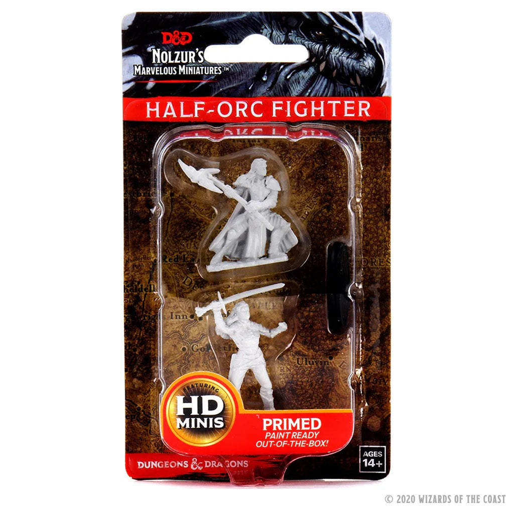 D&D Nolzur's Marvelous Miniatures - Female Half-Orc Fighter #73542