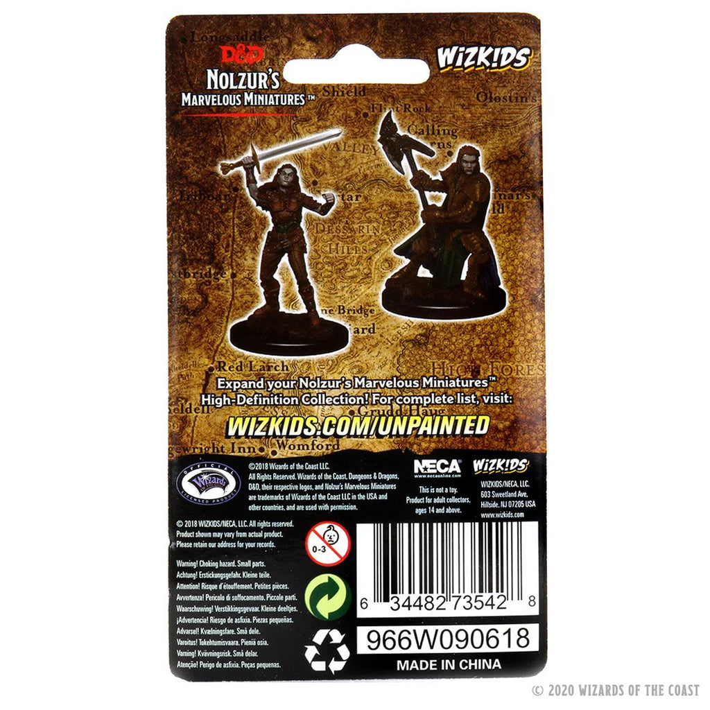 D&D Nolzur's Marvelous Miniatures - Female Half-Orc Fighter #73542