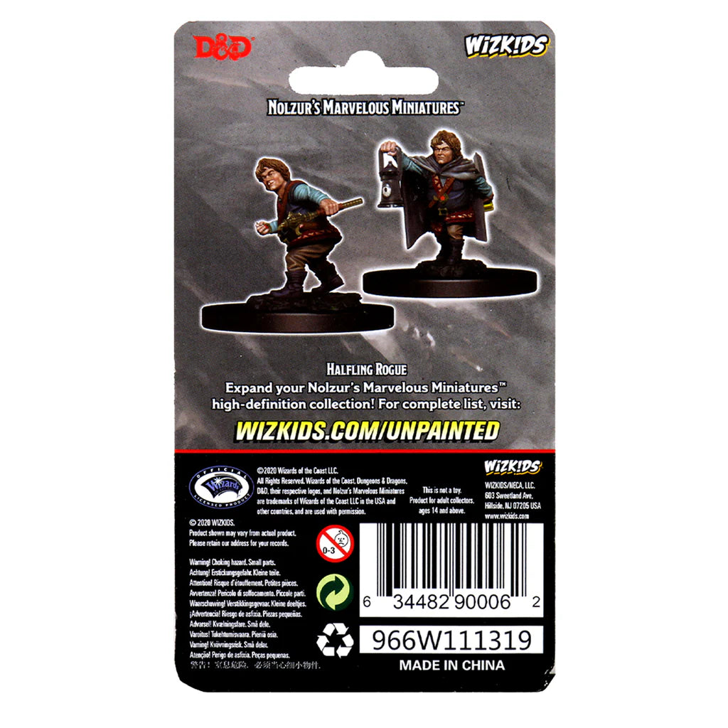 D&D Nolzur’s Marvelous Miniatures - Halfling Rogue - #90006