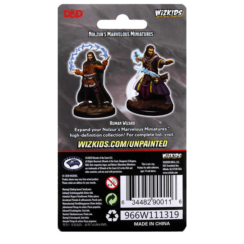 D&D Nozlur’s Marvelous Miniatures: Human Wizard - #90011