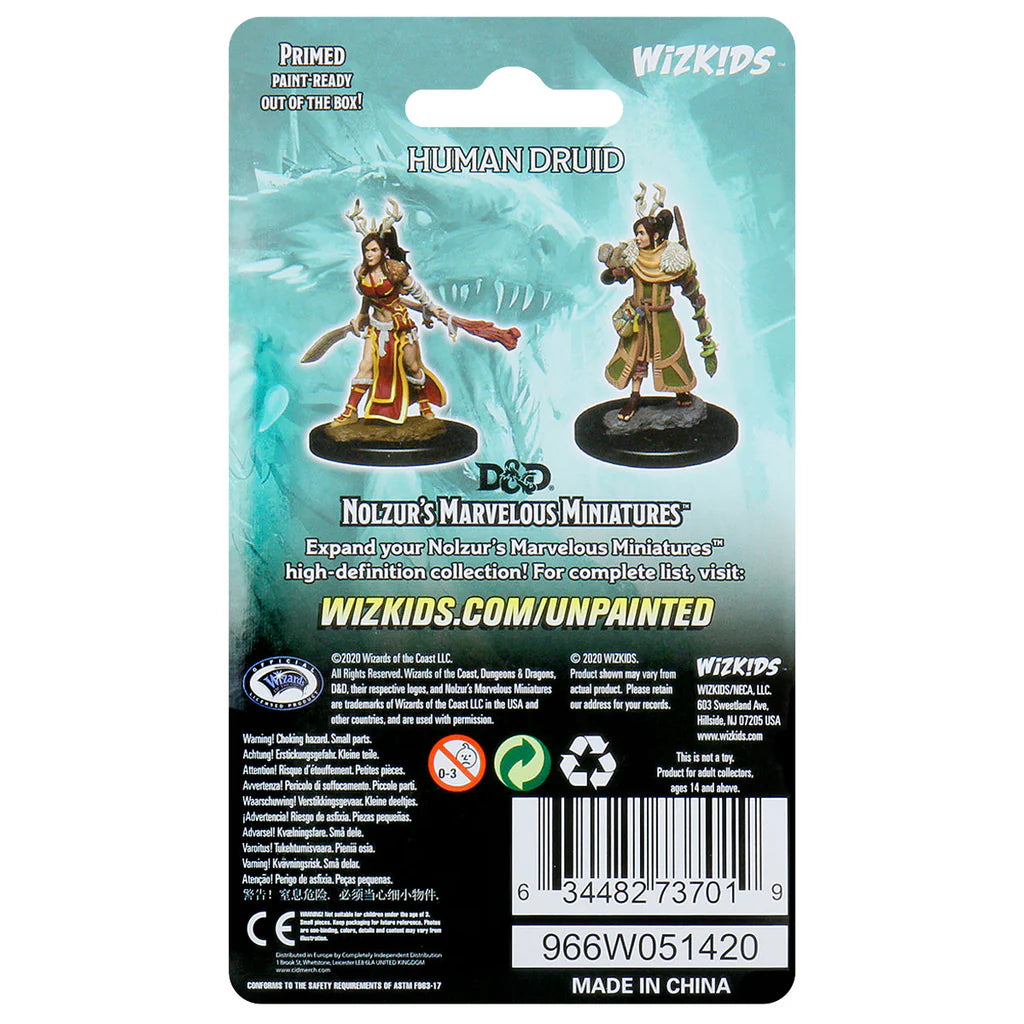 D&D Nolzur's Marvelous Miniatures - Female Human Druid #73701