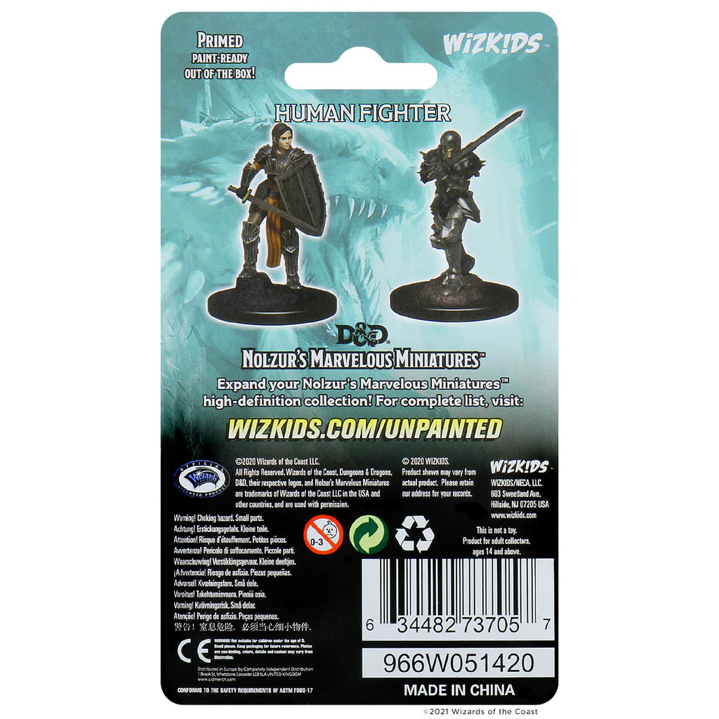 D&D Nolzur's Marvelous Miniatures - Female Human Fighter #73705