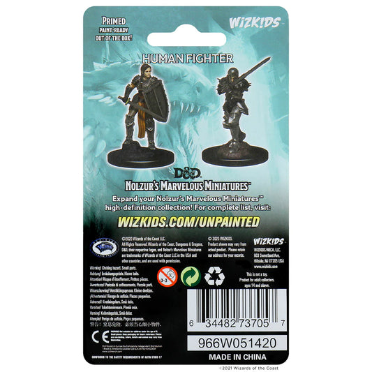 D&D Nolzur's Marvelous Miniatures - Female Human Fighter #73705