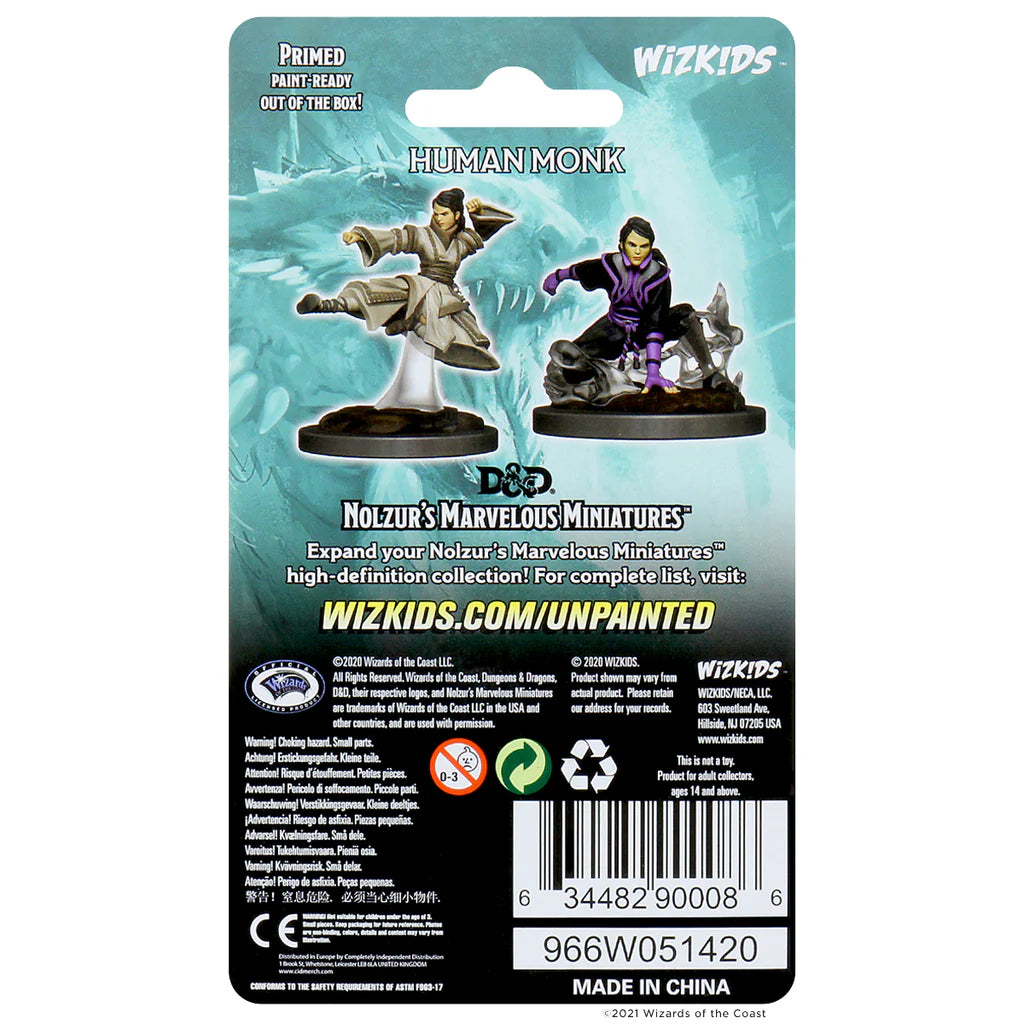 D&D Nolzur’s Marvelous Miniatures - Female Human Monk - #90008