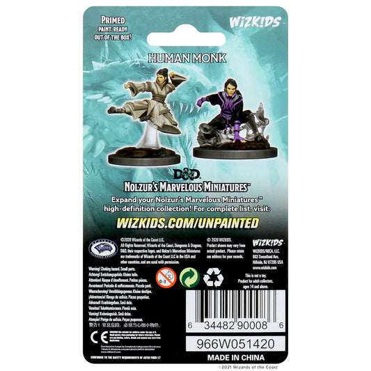 D&D Nolzur’s Marvelous Miniatures - Female Human Monk - #90008