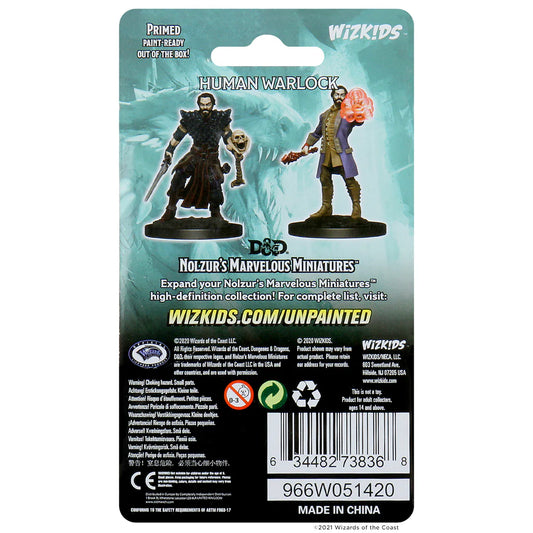 D&D Nolzur’s Marvelous Miniatures - Male Human Warlock - #73836
