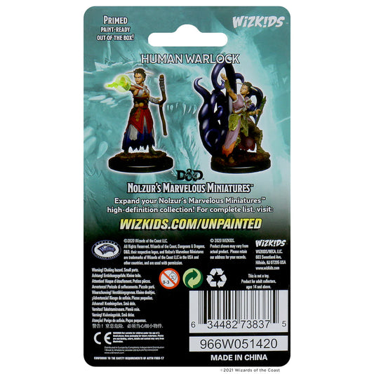 D&D Nolzur’s Marvelous Miniatures - Female Human Warlock - #73837
