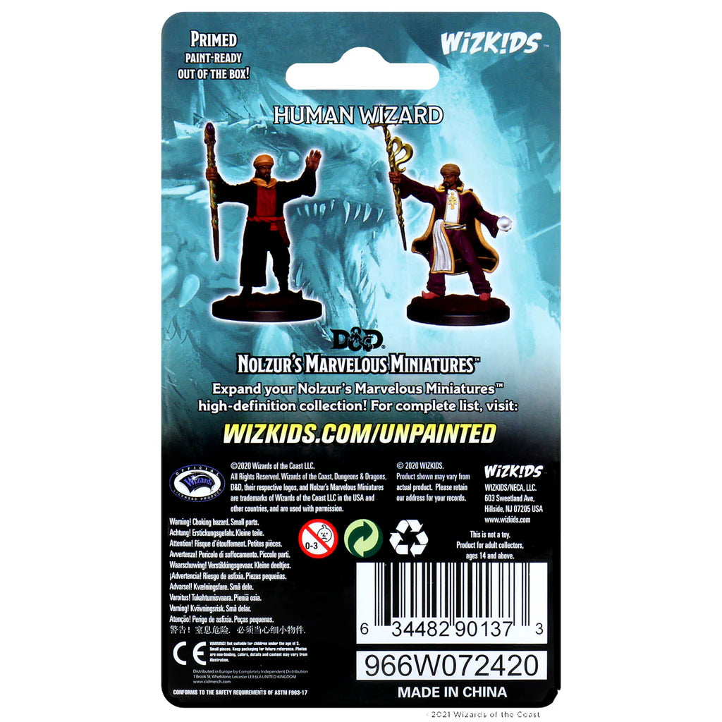 D&D Nolzur's Marvelous Miniatures: Human Wizard #90137