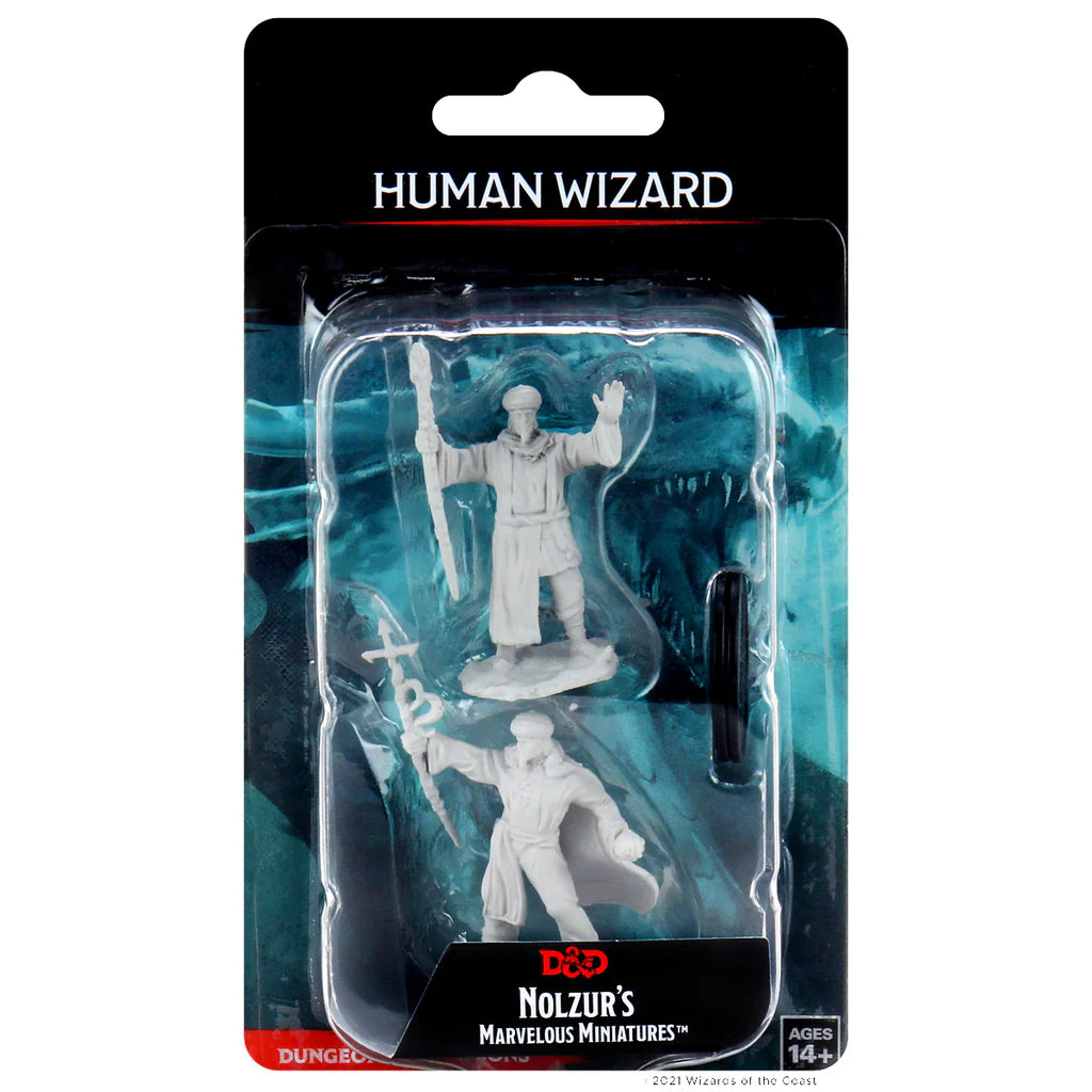 D&D Nolzur's Marvelous Miniatures: Human Wizard #90137
