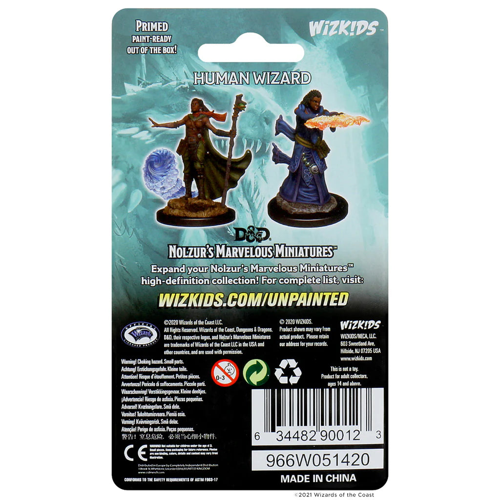 D&D Nolzur's Marvelous Miniatures - Female Human Wizard #90012