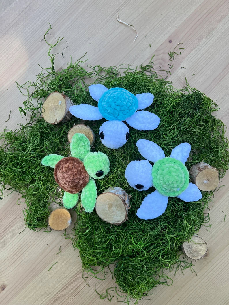Crochet Amigurumi Sea Turtle