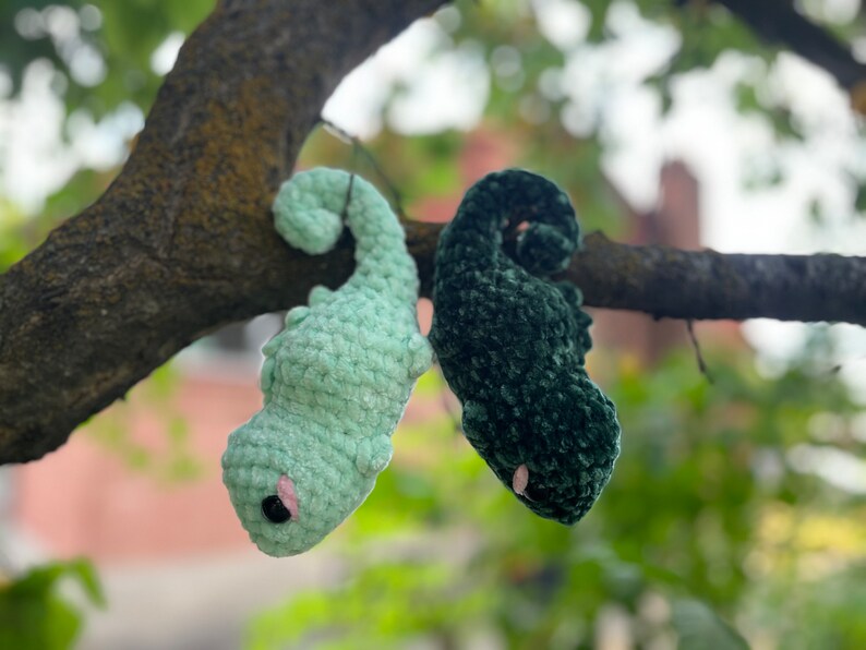 Crochet Amigurumi Chameleon