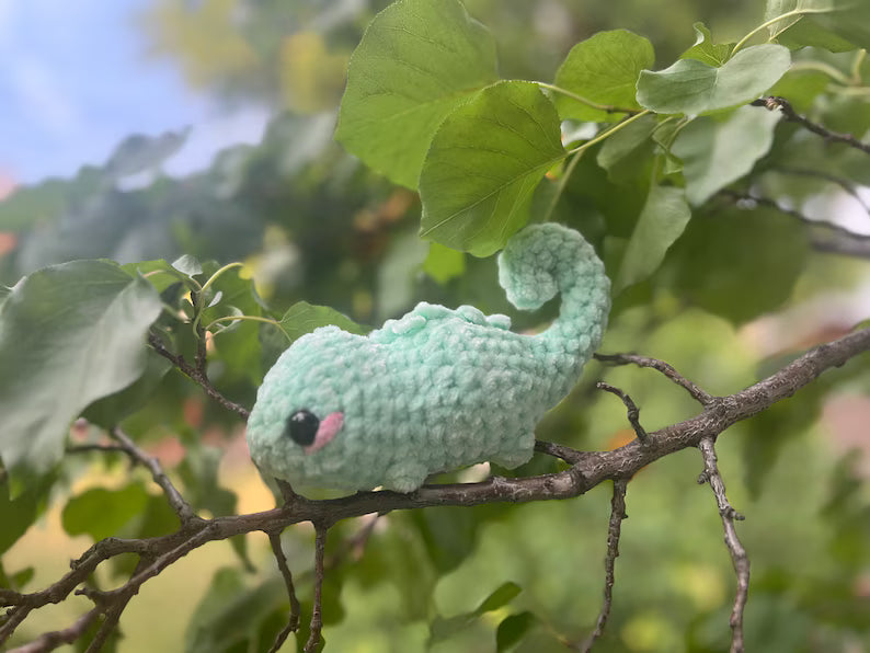 Crochet Amigurumi Chameleon