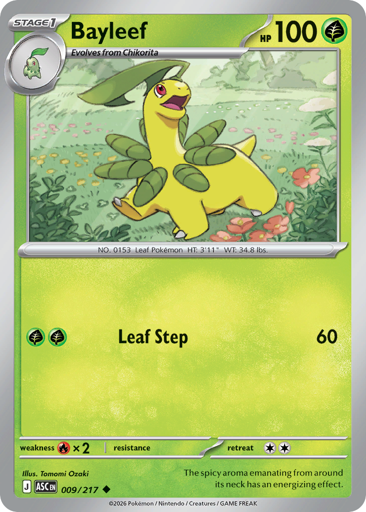 Bayleef - Ascended Heroes 009/217 - Near Mint