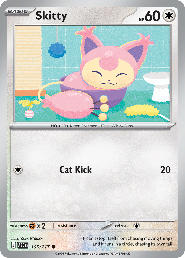 Skitty - Ascended Heroes 165/217 - Near Mint