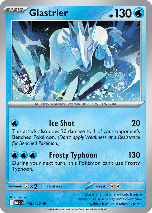 Glastrier - Ascended Heroes 054/217 - Near Mint