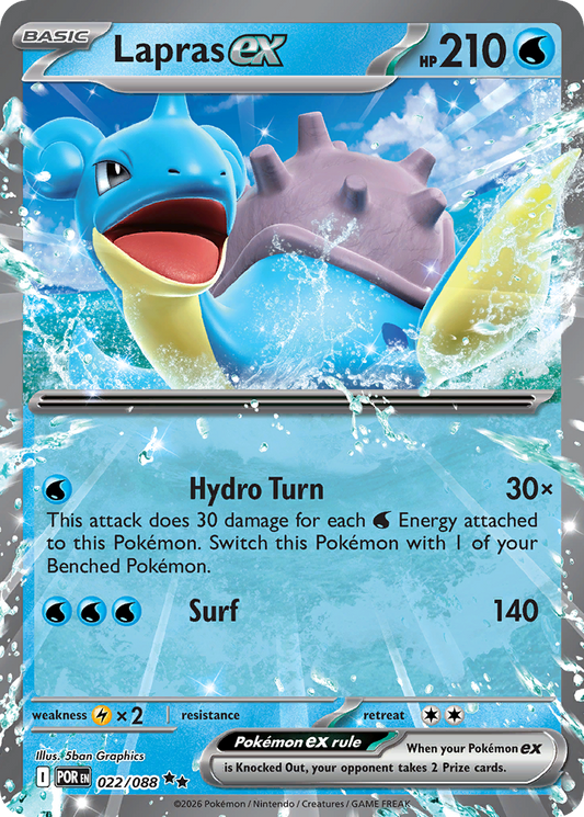 Lapras ex - Perfect Order 022/088 (Foil) - Near Mint