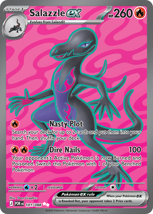 Salazzle ex - Perfect Order 101/088 (Foil) - Damaged