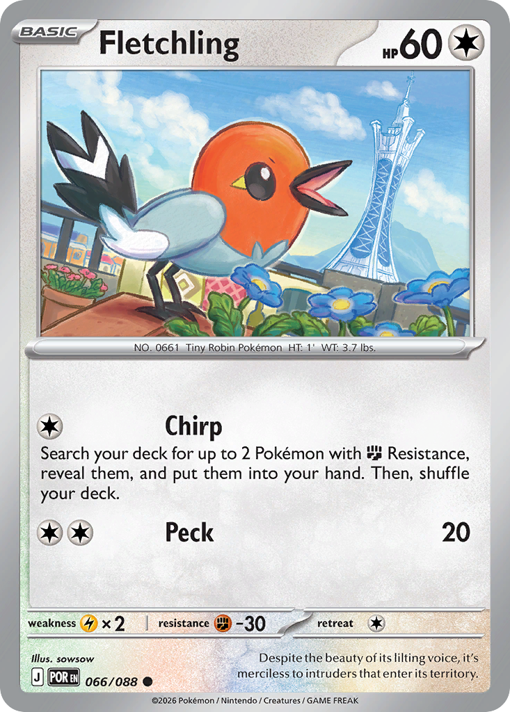 Fletchling - Perfect Order 066/088 - Near Mint