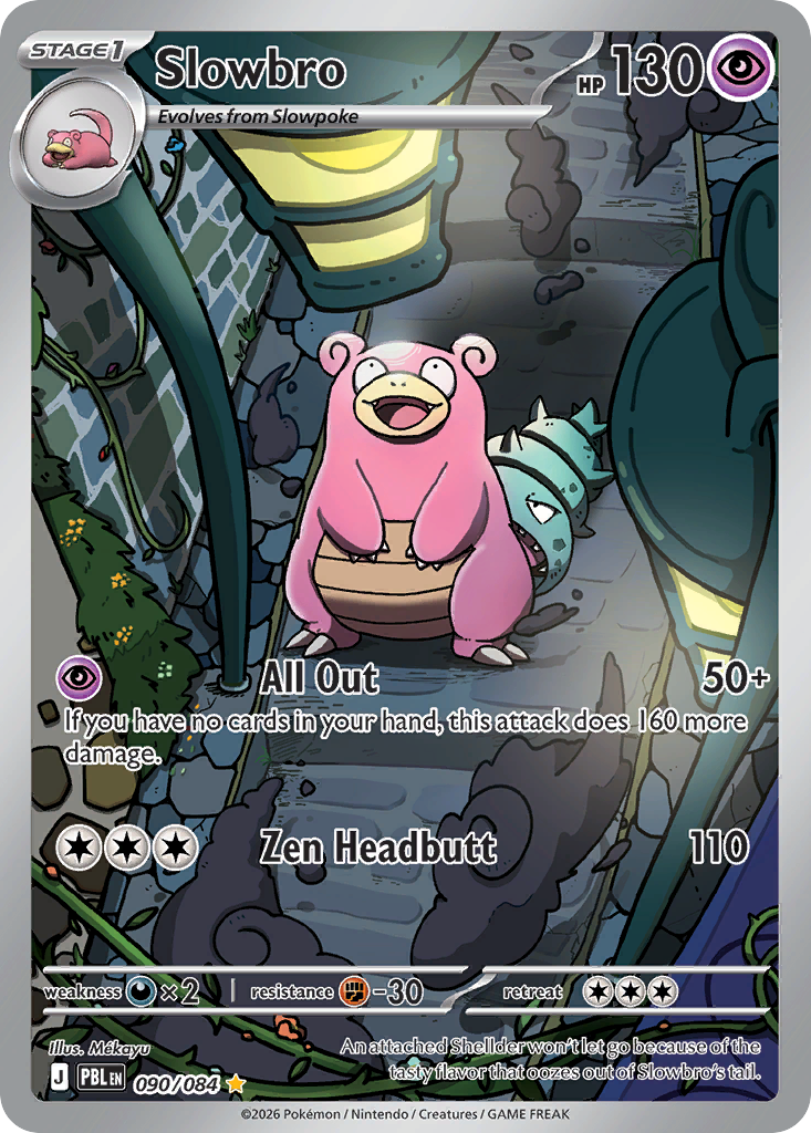 Slowbro - Pitch Black 090/084 (Foil) - Near Mint