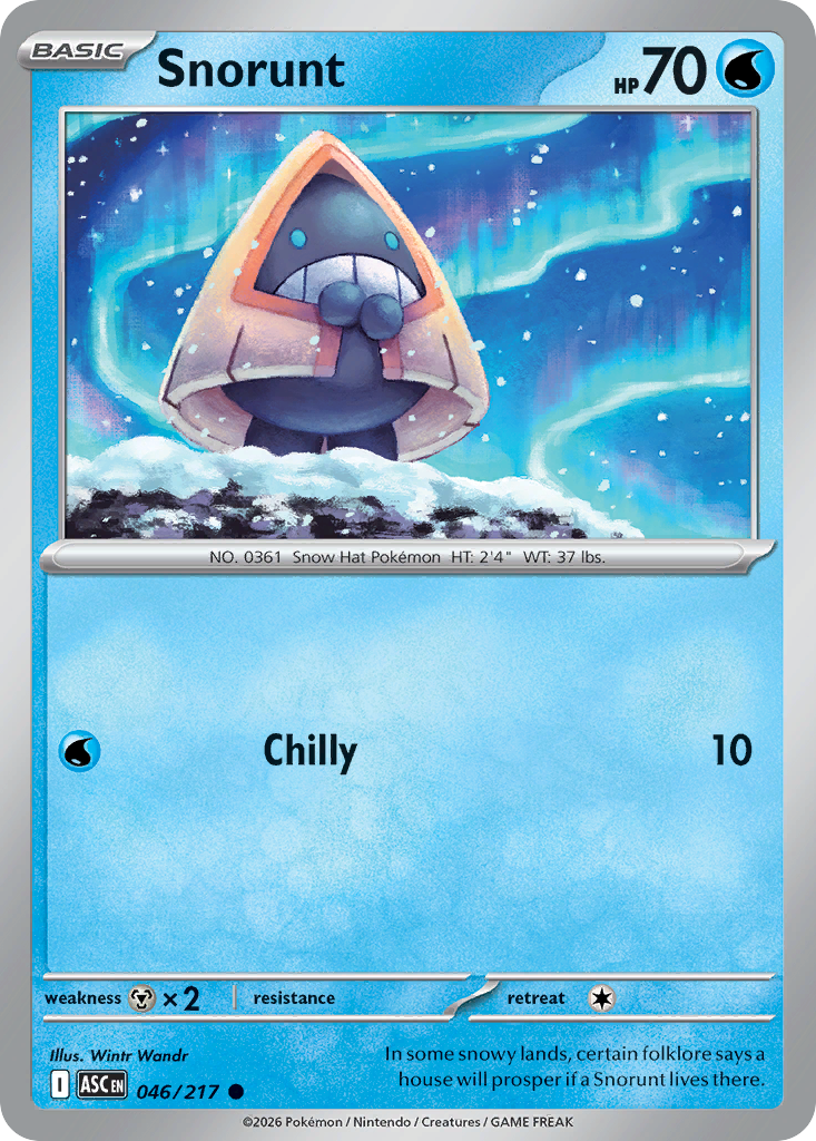 Snorunt - 046/217 - Ascended Heroes 046/217 - Near Mint