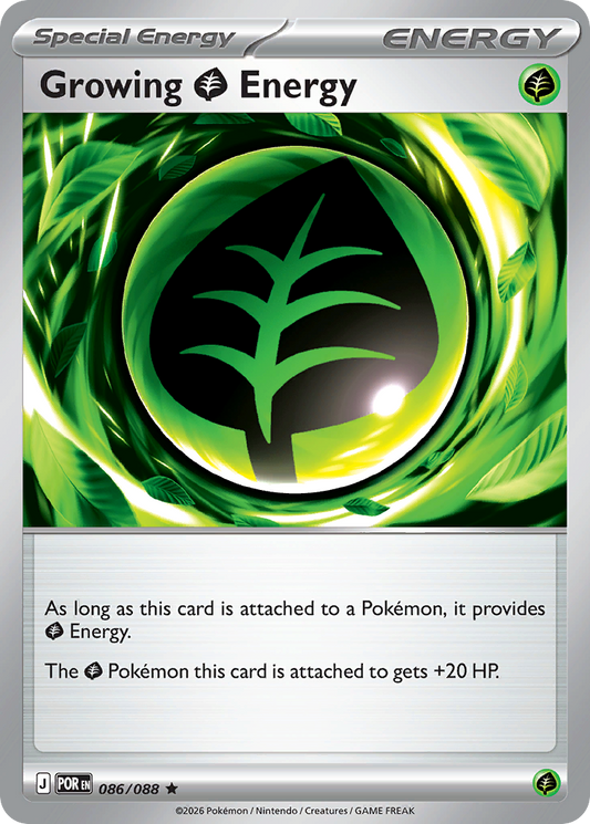 Growing Grass Energy - Perfect Order 086/088 (Foil) - Near Mint