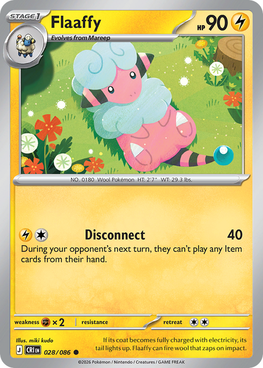 Flaaffy - Chaos Rising 028/086 (Foil) - Near Mint