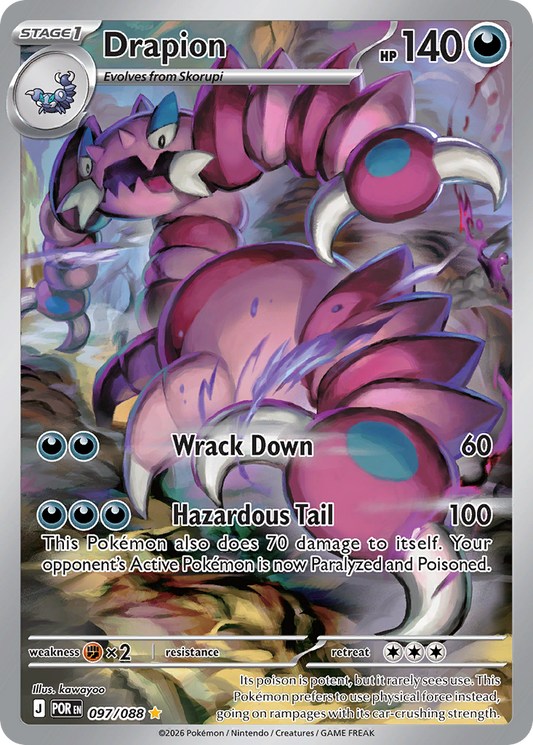 Drapion - Perfect Order 097/088 (Foil) - Near Mint