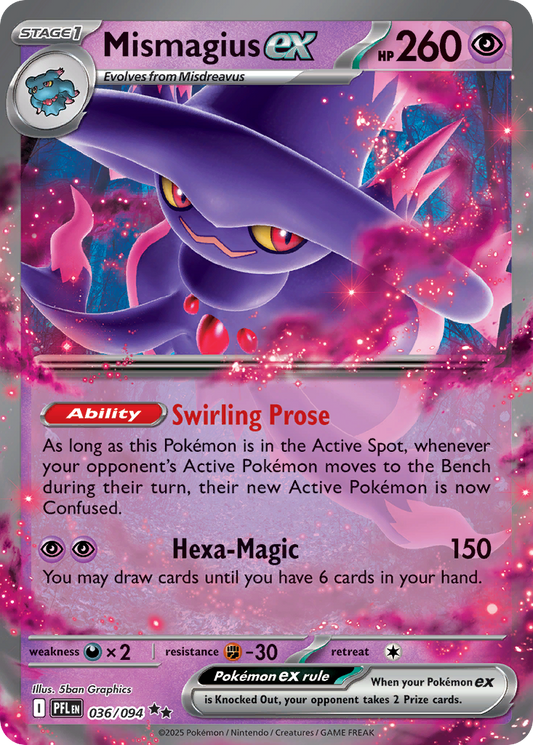 Mismagius ex - Phantasmal Flames 036/094 (Foil) - Near Mint