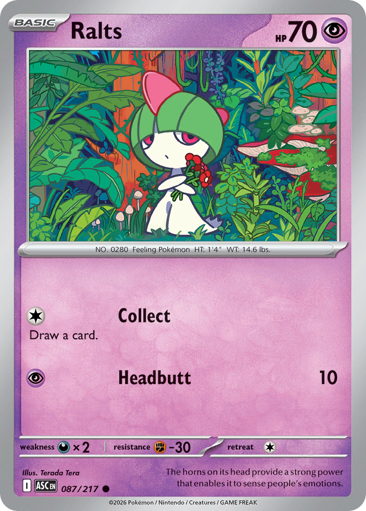 Ralts - Ascended Heroes 087/217 - Near Mint
