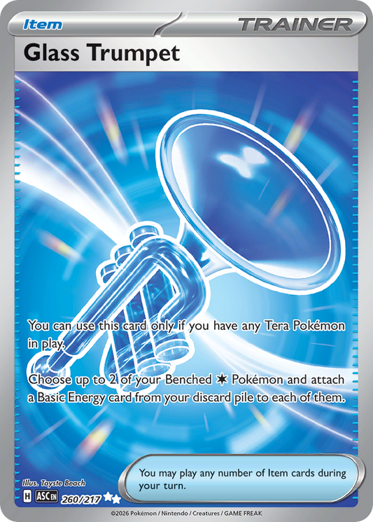 Glass Trumpet - Ascended Heroes 260/217 (Foil) - Near Mint