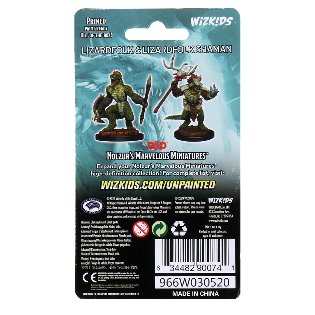 D&D Nolzur's Marvelous Miniatures - Lizardfolk & Lizardfolk Shaman #90074