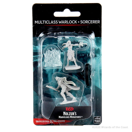 D&D Nozlur’s Marvelous Miniatures: Multiclass Warlock & Sorcerer - #90149