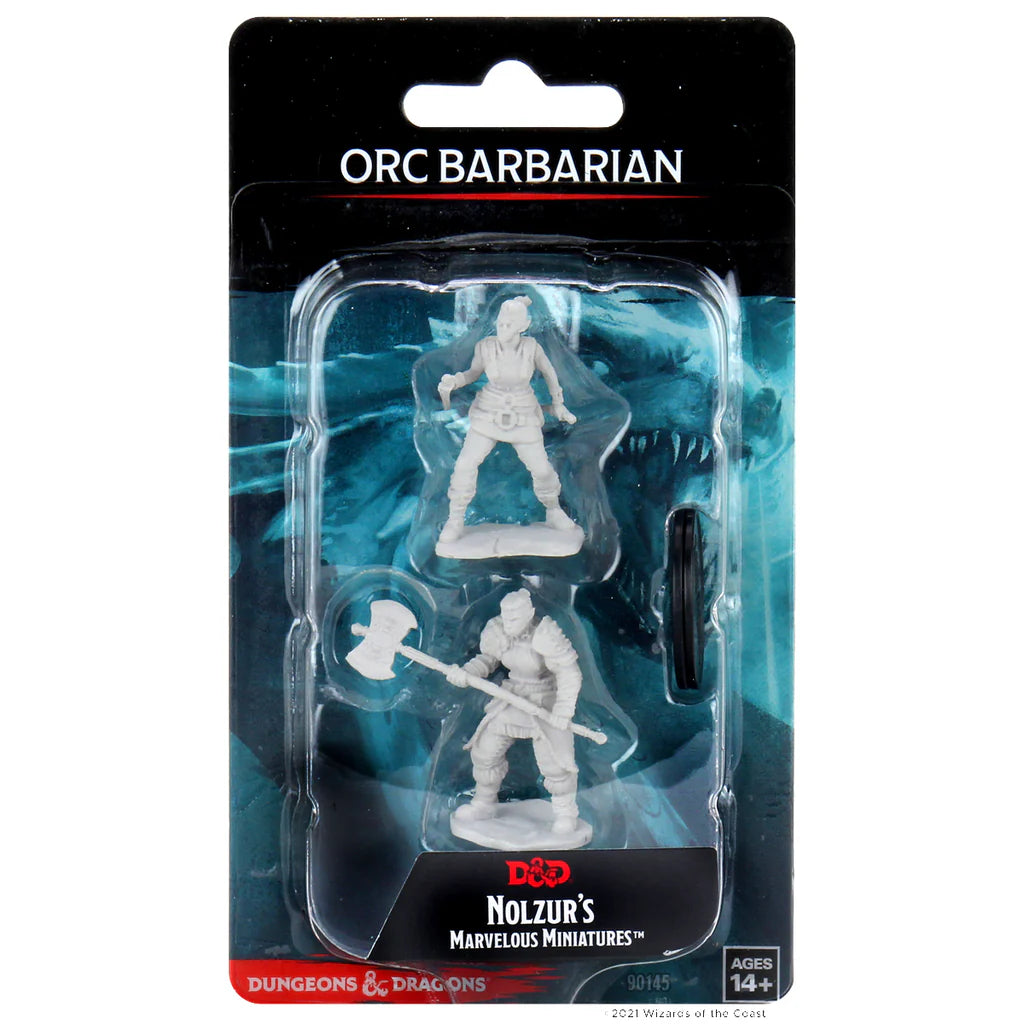 D&D Nolzur's Marvelous Miniatures: Orc Barbarian Female #90145