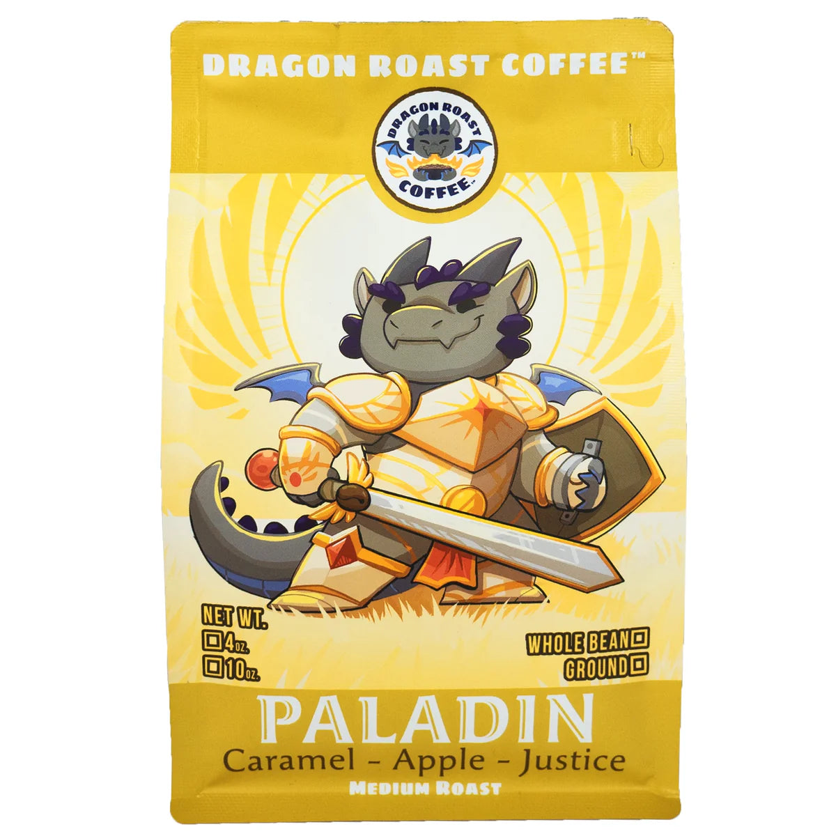 Dragon Roast Coffee - Paladin Roast (10oz Whole Bean)