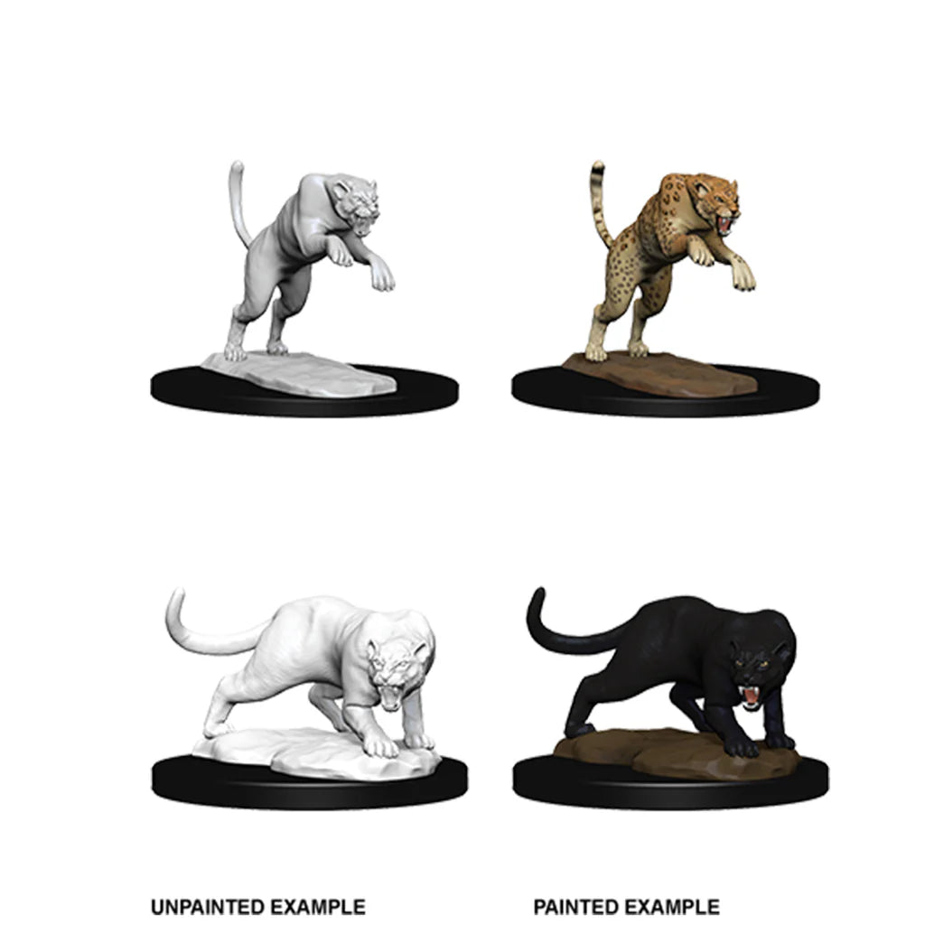 D&D Nolzur's Marvelous Miniatures: Panther & Leopard #73404