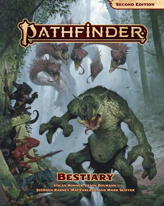 Pathfinder 2nd Edition: Bestiary Hardback Book