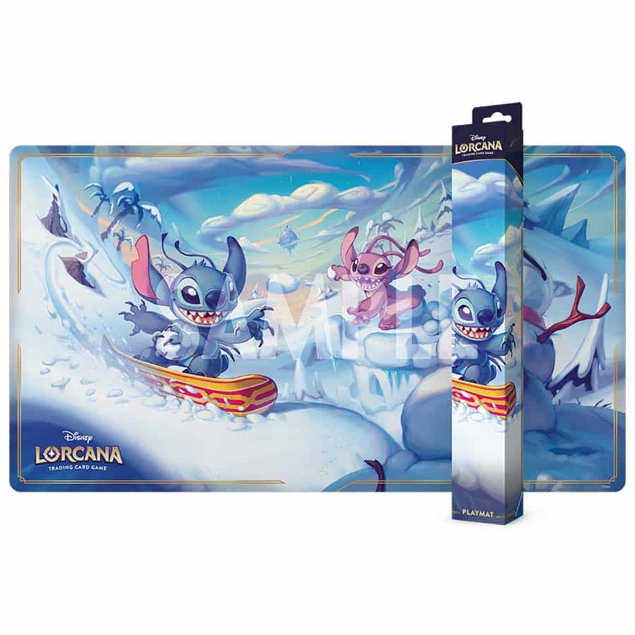 Lorcana : Hyperia City Playmat - Snowboarding Stitch