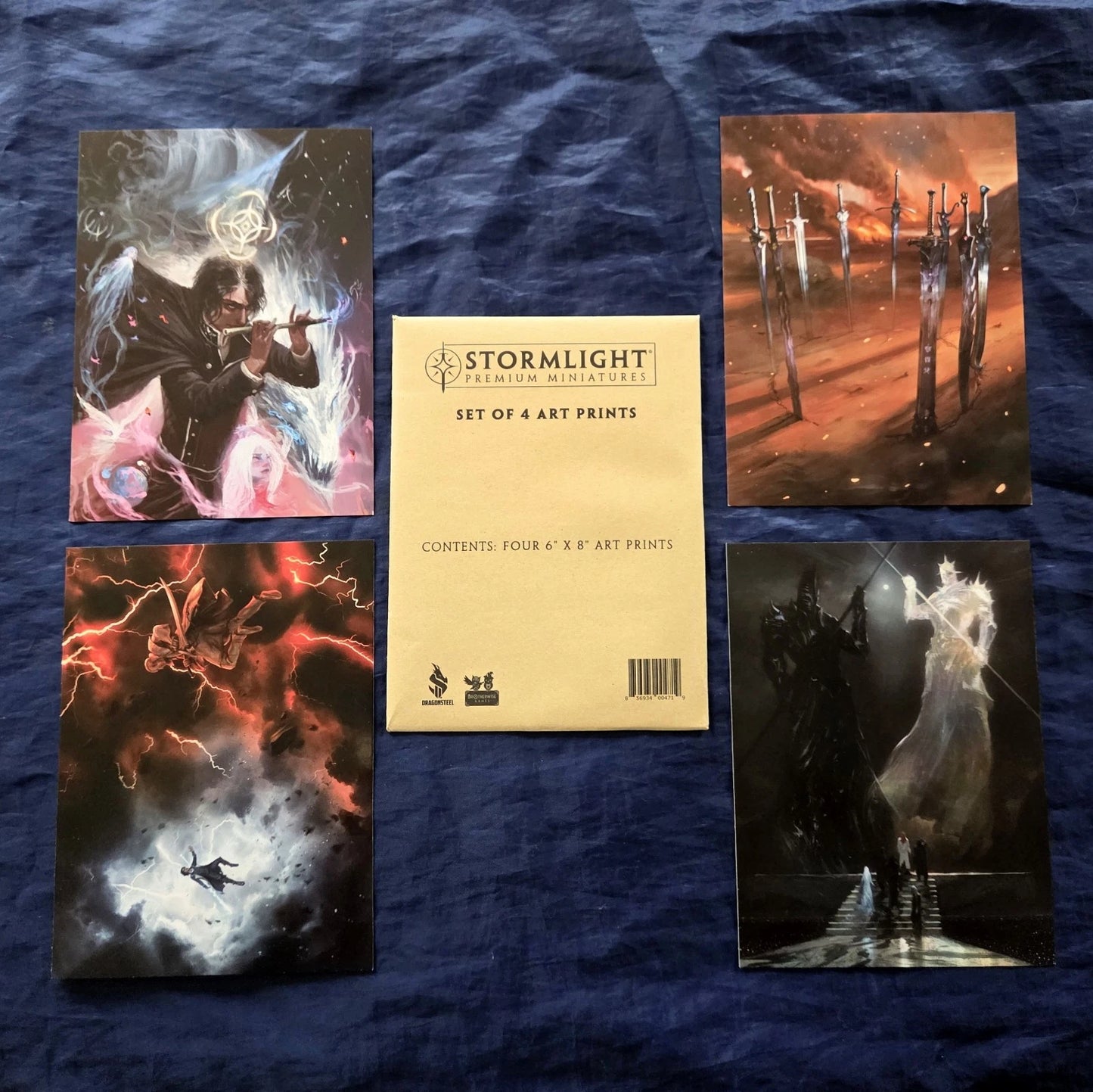 Stormlight Premium Miniatures Set of 4 Art Prints