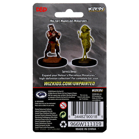 D&D Nozlur’s Marvelous Miniatures: Satyr & Dryad - #90018